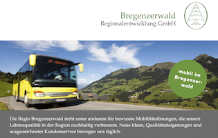 Job im Bregenzerwald - MobilitätskoordinatorIn